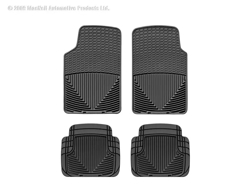 WT Rubber Mats - Front - Blk (WETW3-W50)