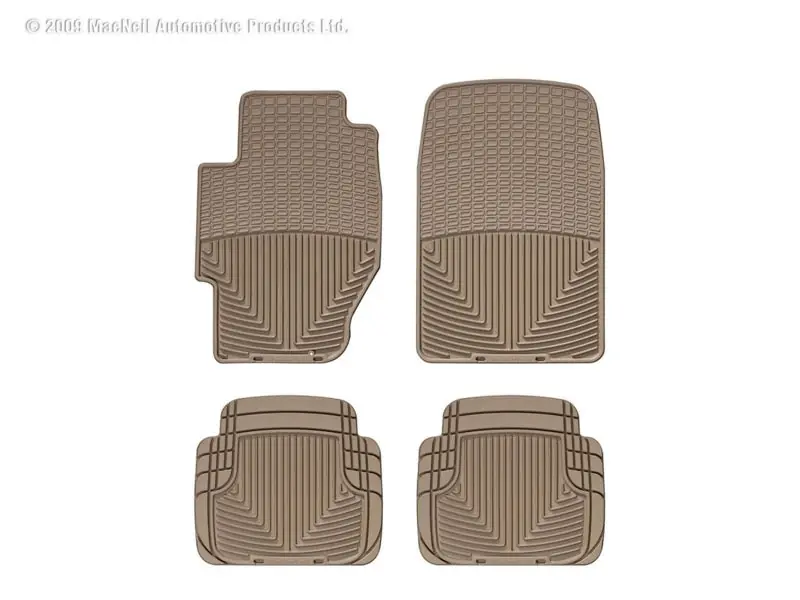 WT Rubber Mats - Front - Tan (WETW34TN-W50TN)
