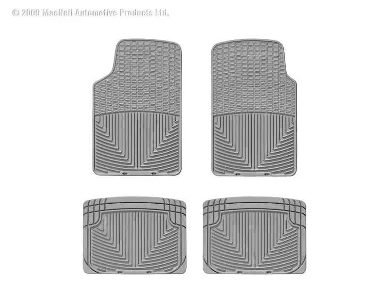 WT Rubber Mats - Rear - Grey (WETW3GR-W20GR)