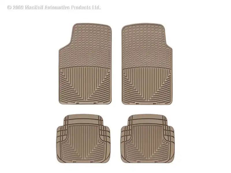 WT Rubber Mats - Front - Tan (WETW3TN-W50TN)