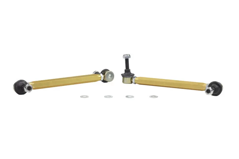 Whiteline 02-06 Mini Cooper S Front Swaybar link kit-Adjustable ball end links (WHLKLC106)