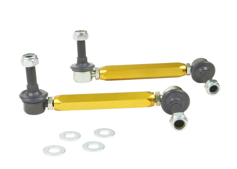 Whiteline Universal Sway Bar - Link Assembly Heavy Duty 330mm-355mm Adjustable Steel Ball (WHLKLC180-335)