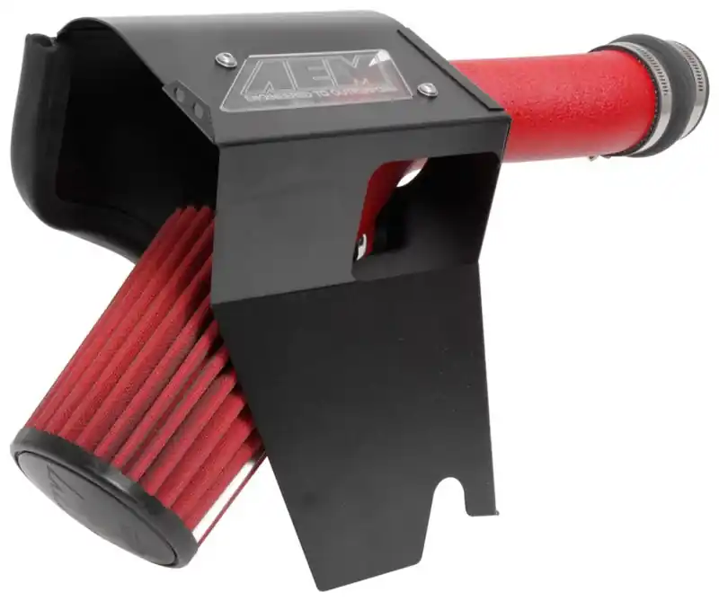 AEM 2018 Subaru WRX STI 2.5L H4 F/I Cold Air Intake System - Wrinkle Red (AEM21-836WR)