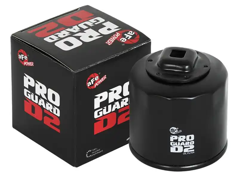 aFe ProGuard D2 Fluid Filters Fuel F/F Oil; Nissan Cars 03-13; Subaru Cars H4 04-13 (AFE44-LF017)