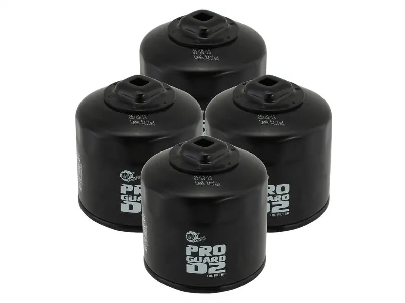 aFe Pro GUARD D2 Oil Filter 13-17 Scion FR-S / Subaru BRZ H4-2.0L (4 Pack) (AFE44-LF018-MB)