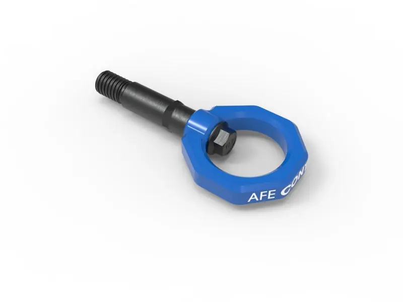 aFe Control Rear Tow Hook Blue 20-21 Toyota GR Supra (A90) (AFE450-721002-L)