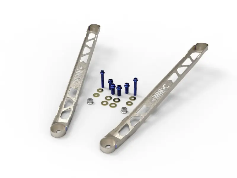 aFe CONTROL 304 Stainless Steel Front Suspension Strut Brace Raw - Toyota GR Supra (A90) 20-21 (AFE450-721003-A)