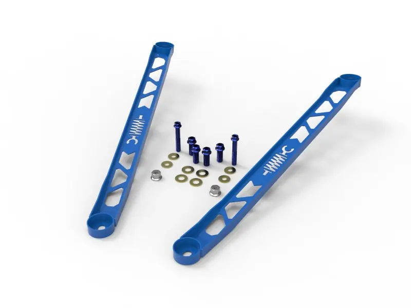 aFe CONTROL 304 Stainless Steel Front Suspension Strut Brace Blue - Toyota GR Supra (A90) 20-21 (AFE450-721003-L)