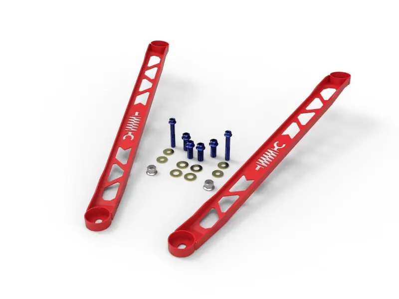 aFe CONTROL 304 Stainless Steel Front Suspension Strut Brace Red - Toyota GR Supra (A90) 20-21 (AFE450-721003-R)