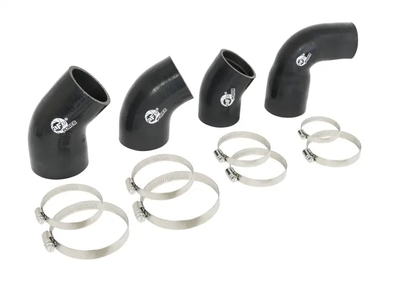 aFe BladeRunner Intercooler Couplings & Clamps Kit and AFE Tube 15-16 Ford Mustang EcoBoost L4-2.3L (AFE46-20250AS)