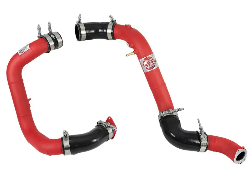 aFe Bladerunner 2.25in & 2.5in Intercooler Tubes Hot & Cold 16-18 Honda Civic I4-1.5L (t) - Red (AFE46-20344-R)