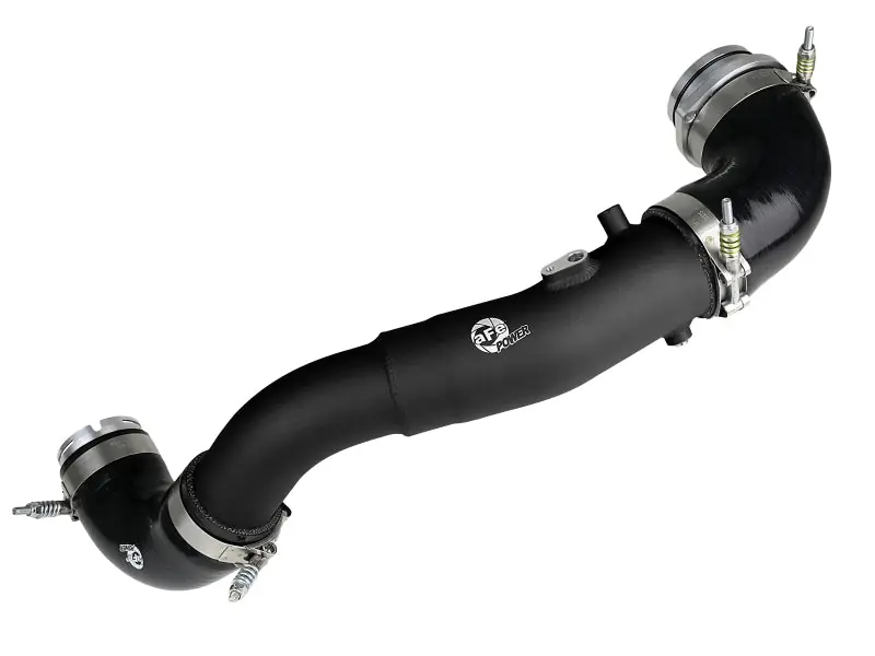 aFe 2020 Toyota Supra 3.0L 3in Black Intercooler Tube - Hot (AFE46-20398-B)