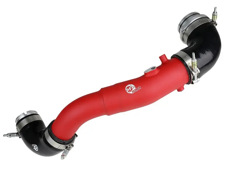 aFe 2020 Toyota Supra 3.0L 3in Red Intercooler Tube - Hot (AFE46-20398-R)