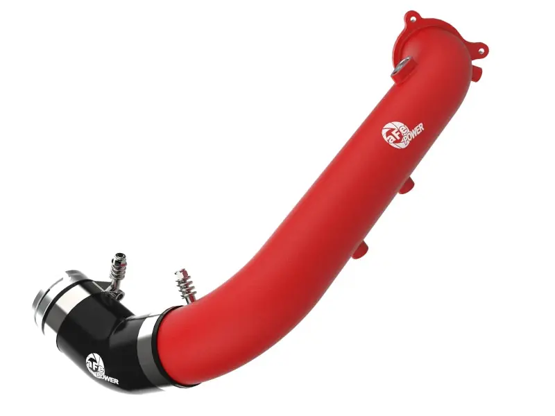 aFe BladeRunner Red 2-3/4in Aluminum Charge Pipe 2021 Toyota Supra GR (A90) I4-2.0L (t) B48 (AFE46-20488-R)