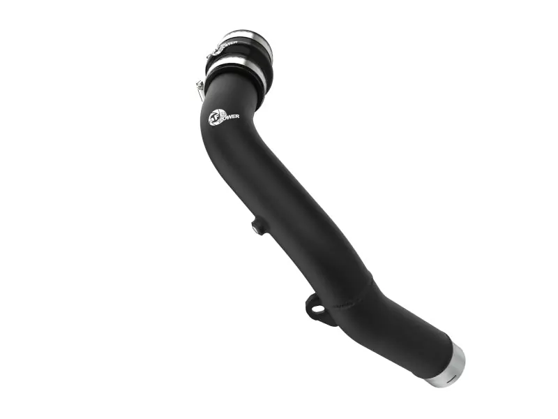 aFe BladeRunner 2-1/2 IN Aluminum Hot Charge Pipe Black 22-23 Subaru WRX H4-2.4L (t) (AFE46-20668-B)