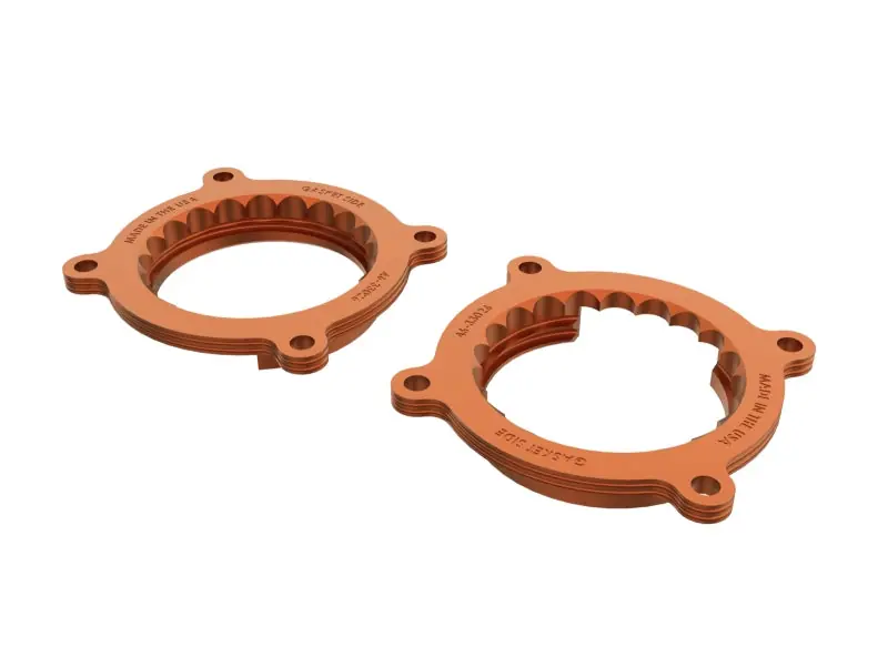 aFe 2024 Ford Mustang GT/ 2024 Ford Mustang Dark Horse V8 5.0L Silver Bullet Throttle Body Spacer (AFE46-33026N)
