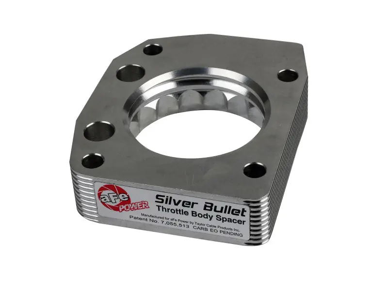 aFe 00-03 Honda S2000 L4 2.0L Silver Bullet Throttle Body Spacer - Silver (AFE46-37005)
