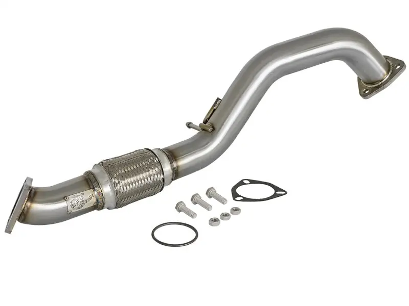 aFe Power Elite Twisted Steel 16-17 Honda Civic I4-1.5L (t) 2.5in Rear Down-Pipe Mid-Pipe (AFE48-36605)