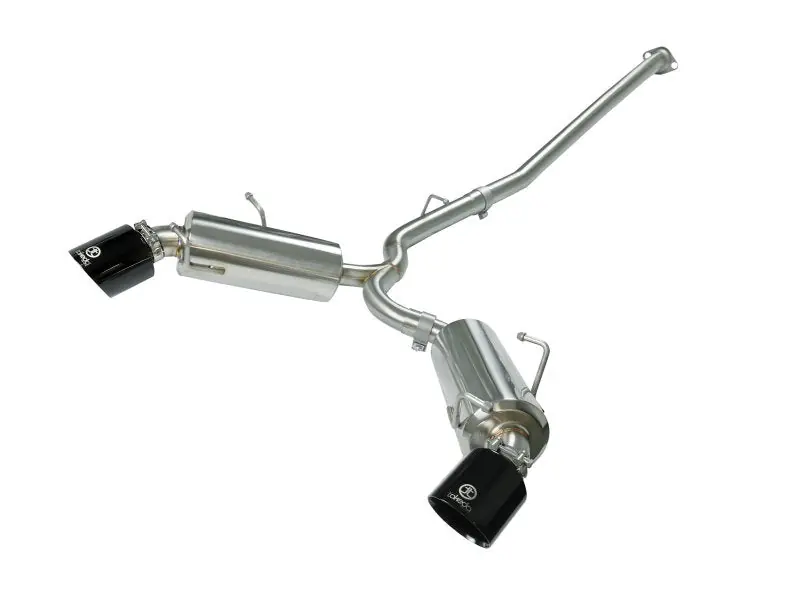aFe Takeda Exhaust Axle-Back 13-15 Scion FRS / Subaru BRZ 304SS Black Dual Tips Exhaust (AFE49-36023-B)