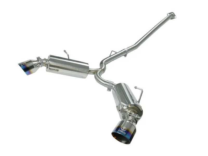 aFe Takeda Exhaust Axle-Back 13-15 Scion FRS / Subaru BRZ 304SS Blue Flame Dual Tips Exhaust (AFE49-36023-L)
