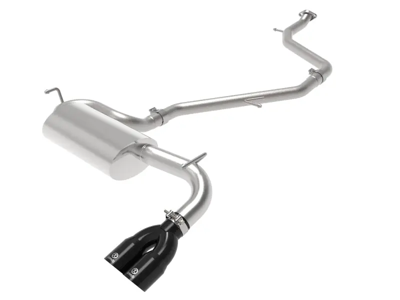 aFe Takeda 18-21 Toyota C-HR 2.0L 2.5in 304 Stainless Steel Cat-Back Exhaust w/ Black Tip (AFE49-36044-B)