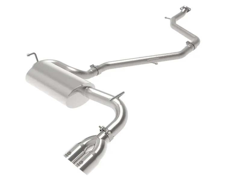 aFe Takeda 18-21 Toyota C-HR 2.0L 2.5in 304 Stainless Steel Cat-Back Exhaust w/ Polished Tip (AFE49-36044-P)
