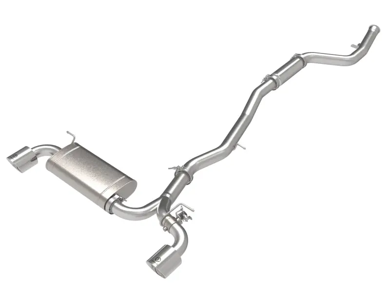 aFe POWER Takeda 2021 Toyota Supra 2.0L (t) 2.5in-3in 304 SS CB Exhaust w/ Polished Tips (AFE49-36050-P)