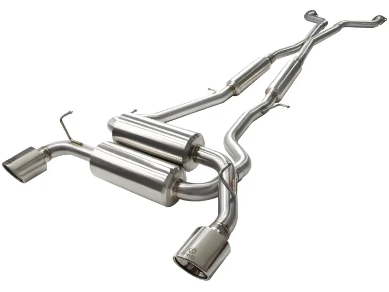aFe Takeda 2-1/2in 304SS Cat-Back Exhaust Infiniti G37 08-13/Q60 14-15 V6-3.7 w/ Polished Tips (AFE49-36103-P)
