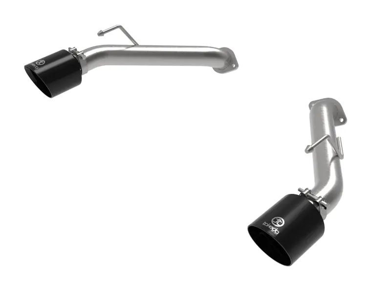 aFe Nissan Z 23-23 V6-3.0L Takeda 2-1/2in 304 SS Axle-Back Exhaust System w/ Black Tips (AFE49-36137-B)