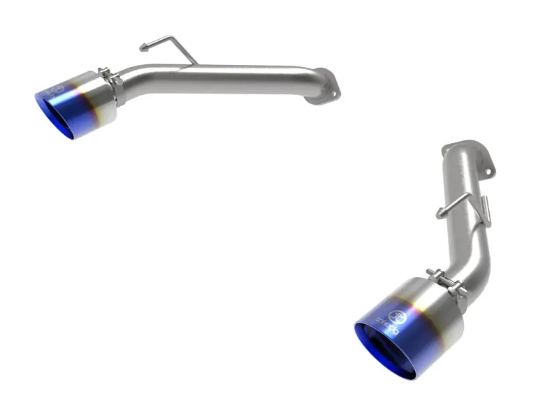 aFe 2023 Nissan Z V6-3.0L (tt) Takeda Stainless Steel Axle-Back Exhaust System w/ Blue Flame Tip (AFE49-36137-L)