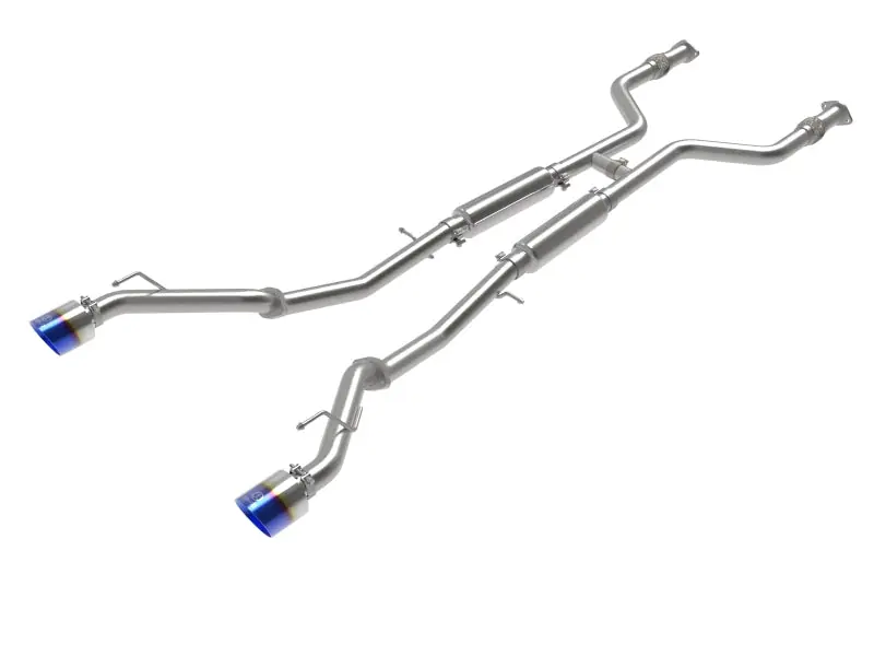 aFe POWER Takeda 2023 Nissan Z 2 1/2in 304 SS Cat-Back Exhaust System w/ Blue Flame Tips (AFE49-36138-L)
