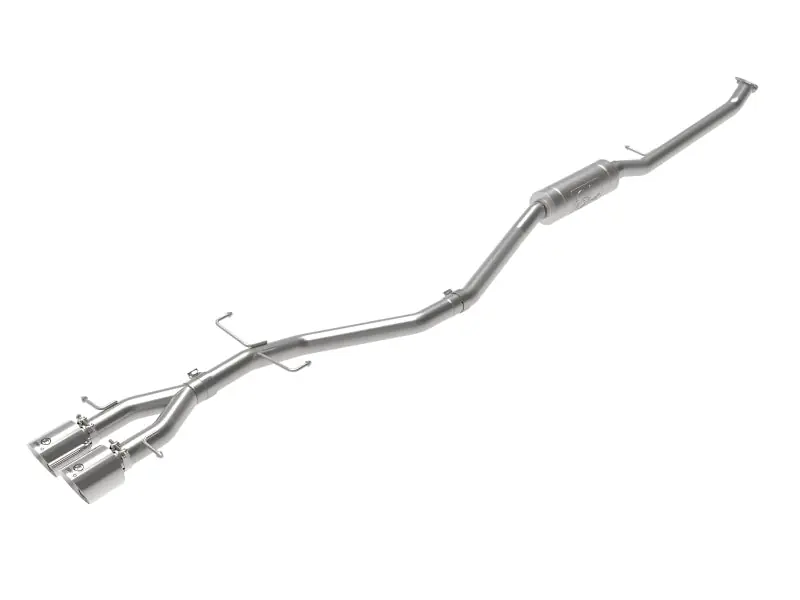 aFe Takeda 2.5in 304SS Cat-Back Exhaust System 17-20 Honda Civic SI Coupe L4-1.5L (t) - Polished Tip (AFE49-36620-P)