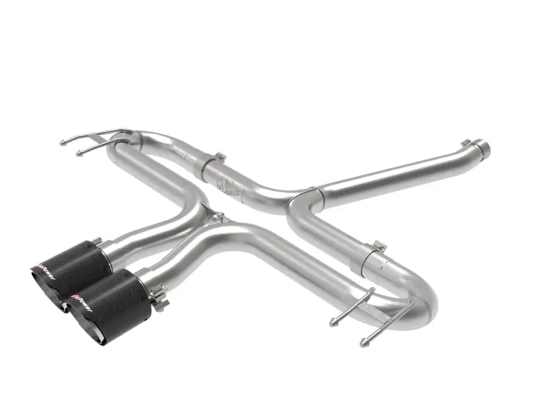 aFe Takeda 2-1/2in 304 SS Axle-Back Exhaust w/Carbon Tips 17-20 Honda Civic Sport L4-1.5L (t) (AFE49-36625-C)