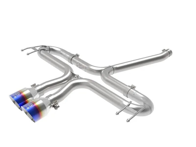 aFe Takeda 2-1/2in 304 SS Axle-Back Exhaust w/Blue Flame Tips 17-20 Honda Civic Sport L4-1.5L (t) (AFE49-36625-L)