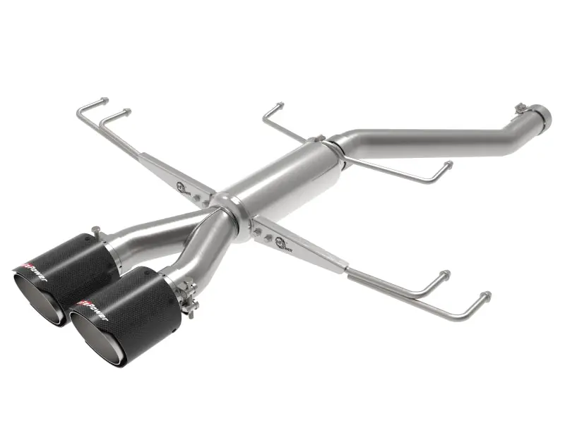 aFe Takeda 2.5in 304SS Axle-Back Exhaust System 17-19 Honda Civic Type R L4-2.0L (t) (AFE49-36626-C)