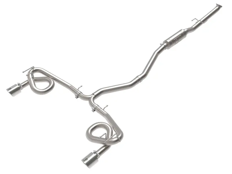 aFe 22-23 Honda Civic Si L4 1.5L (t) Takeda 2.5in to 3in 304 SS Cat-Back Exhaust w/ Polished Tips (AFE49-36630-P)