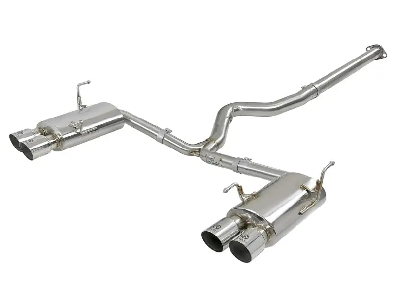 aFe Takeda 3in SS Exhaust Cat-Back 15-16 Subaru WRX/STI 2.0L/2.5L Polished Tips (AFE49-36801-P)