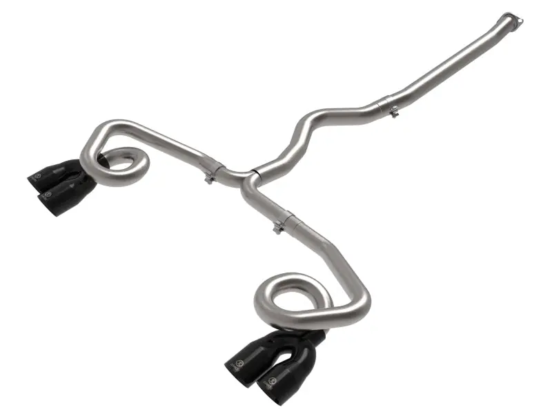 aFe POWER Takeda 3in to 2-1/2in 304 SS Cat-Back Exhaust w/ Black Tips 22-23 Subaru WRX H4-2.4L (t) (AFE49-36809-B)