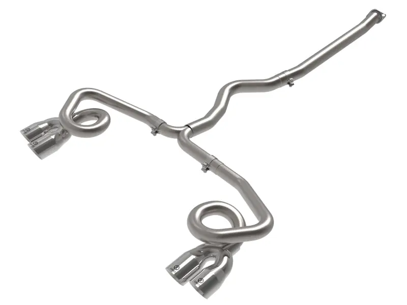 aFe POWER Takeda 3in to 2-1/2in 304 SS Cat-Back Exhaust w/ Polished Tips 22-23 Subaru WRX H4-2.4L(t) (AFE49-36809-P)
