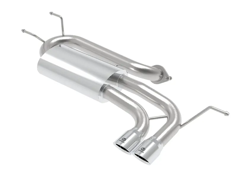aFe Takeda 2-1/2in 304 SS Axle-Back Exhaust w/ Polished Tip 16-19 Mazda Miata L4 2.0L (AFE49-37004-P)