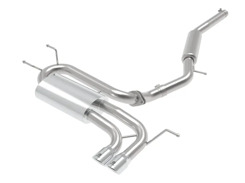 aFe Takeda 2-1/2in SS-304 Cat-Back Exhausts w/ Polished Tip 16-19 Mazda MX-5 Miata ND 2.0T (AFE49-37005-P)