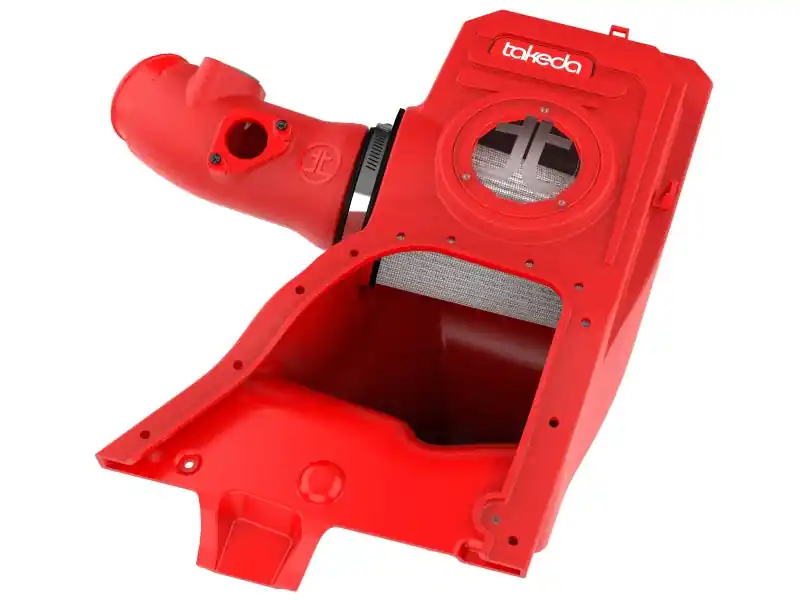 aFe 23-24 Honda Civic Type R Takeda Momentum Red Edition Cold Air Intake System w/ Pro DRY S Filter (AFE56-70062DR)
