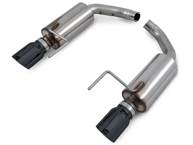 AWE Tuning S550 Mustang EcoBoost Axle-back Exhaust - Touring Edition (Diamond Black Tips) (AWE3015-33086)