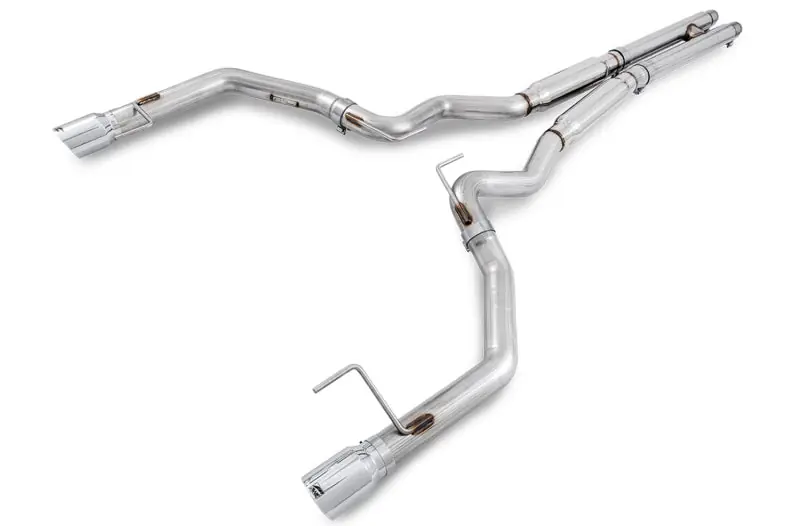 AWE Tuning S550 Mustang GT Cat-back Exhaust - Track Edition (Chrome Silver Tips) (AWE3020-32028)