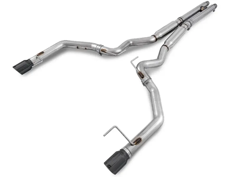 AWE Tuning S550 Mustang GT Cat-back Exhaust - Track Edition (Diamond Black Tips) (AWE3020-33030)