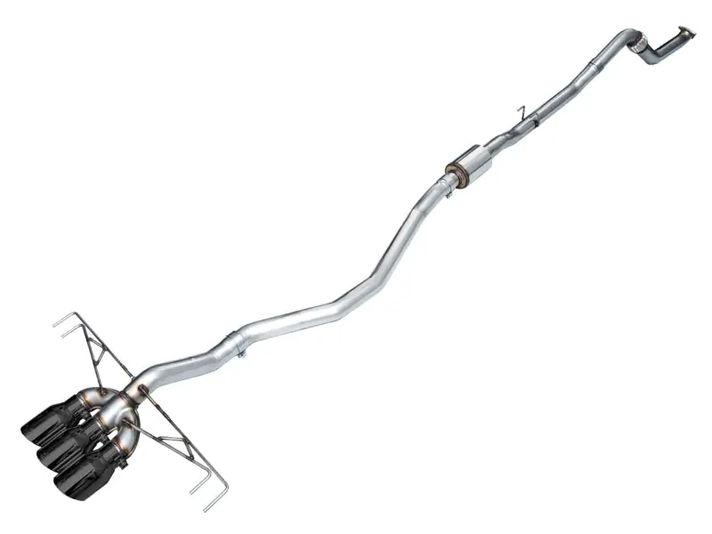 AWE Tuning 2023 Honda Civic Type R FL5 Track Edition Exhaust w/ Triple Diamond Black Tips (AWE3020-53287)