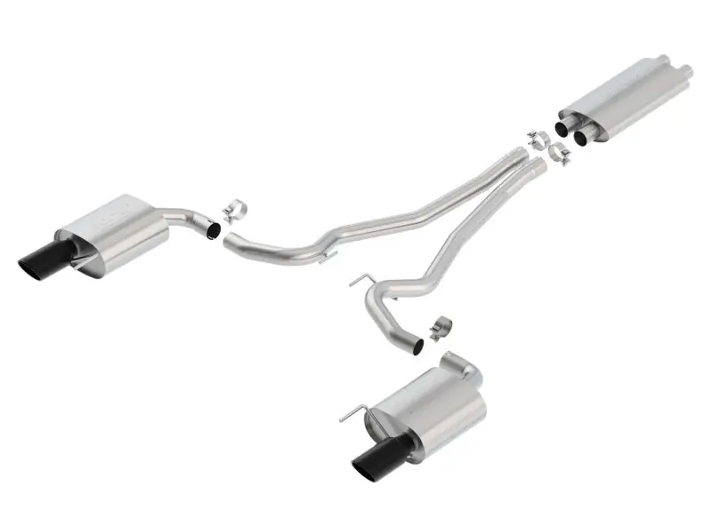 Borla 15-17 Ford Mustang GT 5.0L AT/MT Cat-Back Exhaust (BOR1014040BC)
