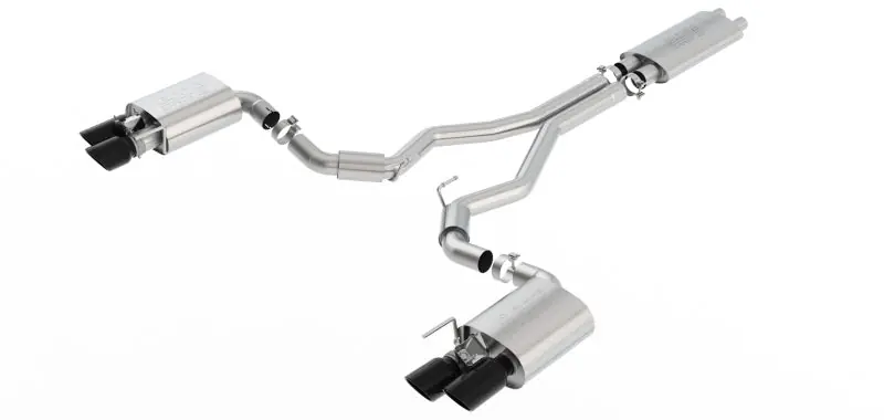 Borla 18-20 Ford Mustang GT 5.0L AT/MT ECE Approved Cat-Back Exhaust w/ Active Valve (BOR1014046BC)