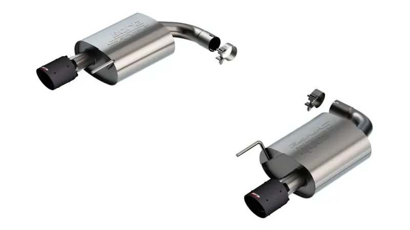 Borla 2024 Ford Mustang GT 5.0L V8 w/o Active Exhaust S-Type Axle-Back Exhaust System - Carbon Fiber (BOR11983CFBA)