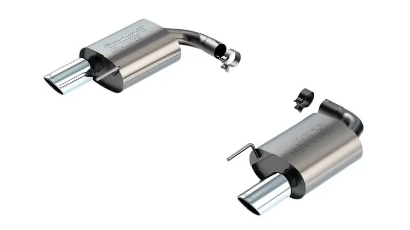 Borla 2024-2025 Ford Mustang Eco Boost 2.3L S-Type Axle Back Exhaust w/ Chrome Tips (BOR11986)